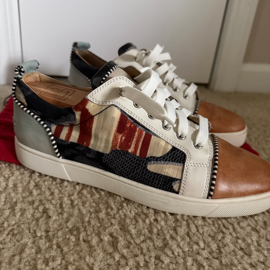 Christian Louboutin Men’s Low-Top Sneakers Size Eu 44 Authentic